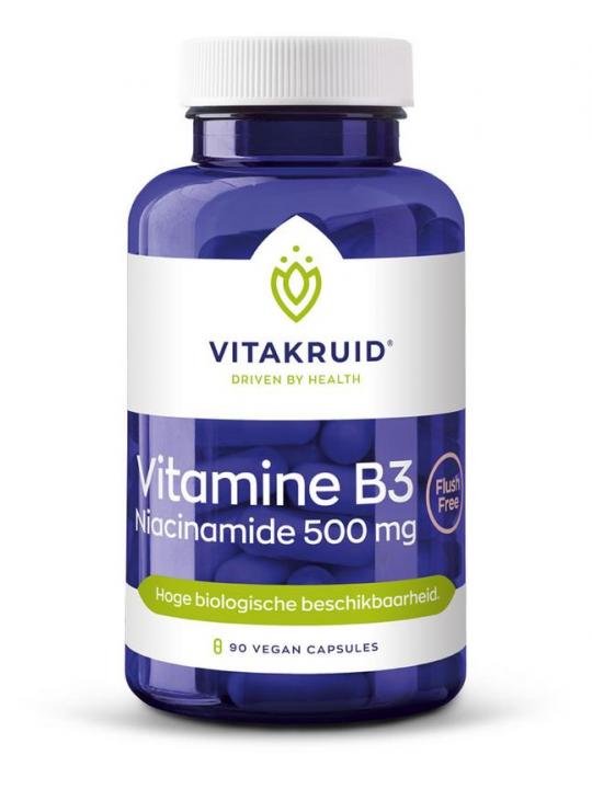 Vitamine B3 Niacinamide 500 mg