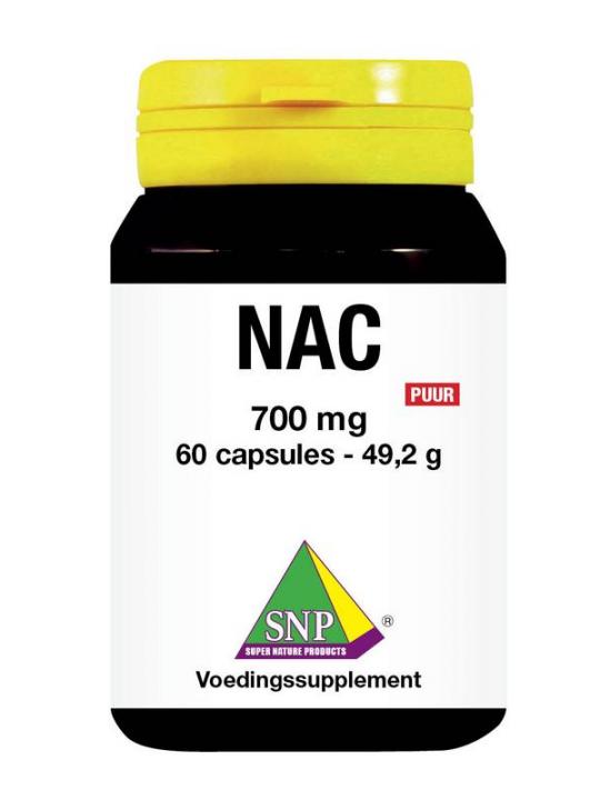 N-acetyl L-cysteine 700mg puur