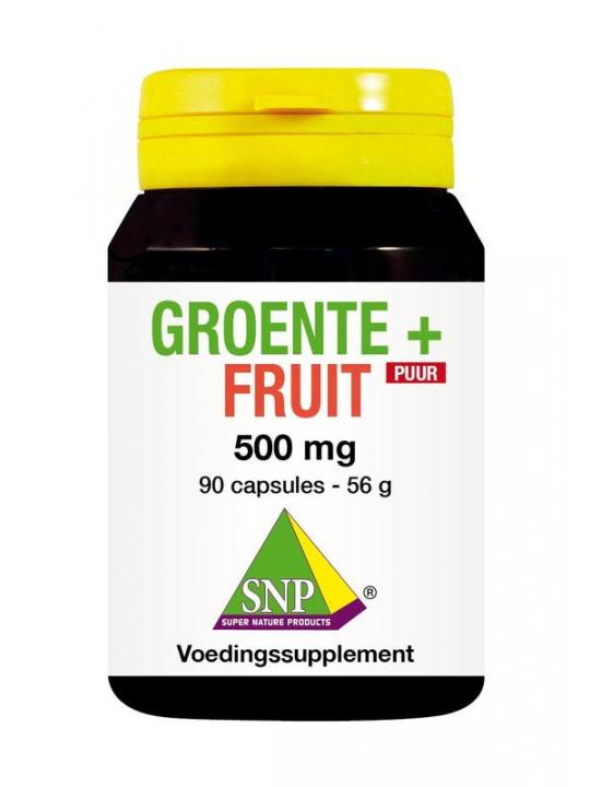 Groente & fruit 500mg puur