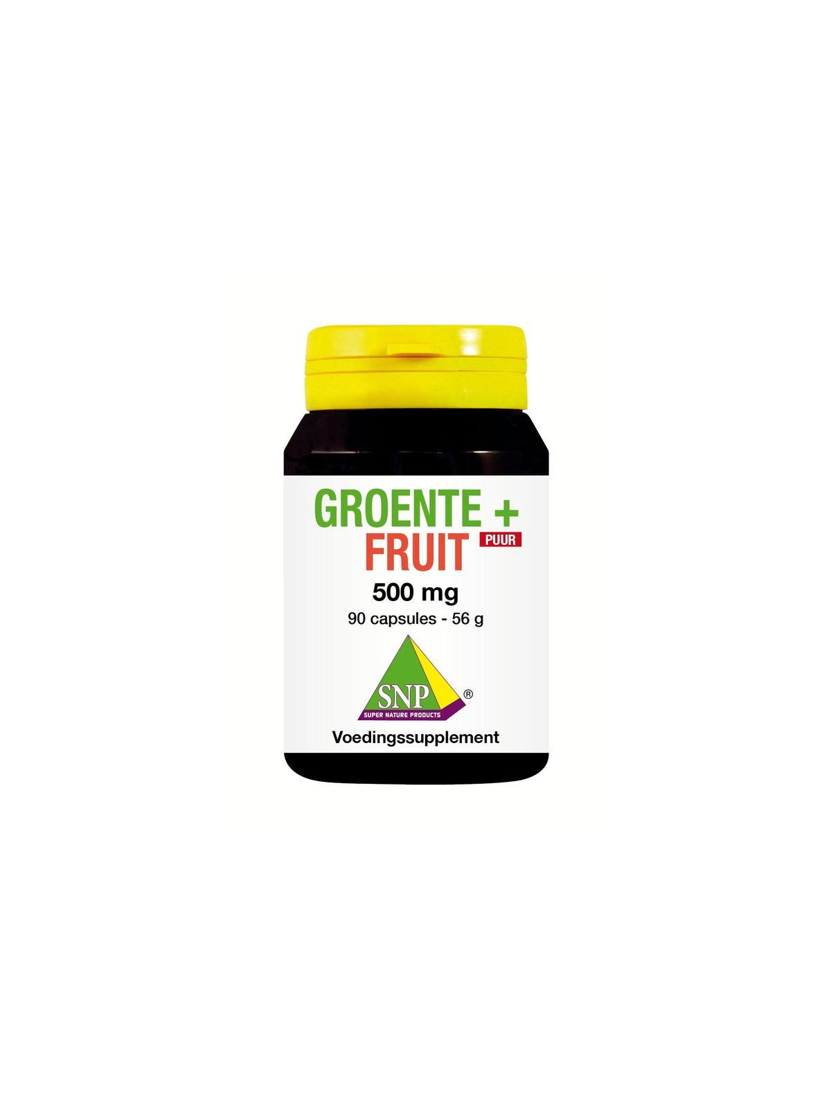 Groente & fruit 500mg puur