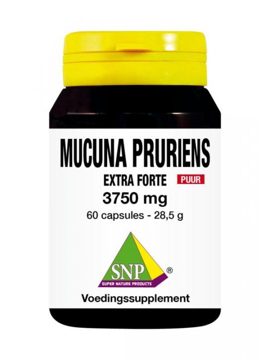 Mucuna pruriens extra forte 3750mg puur