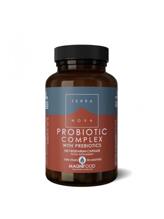 Probiotic complex with prebiotics