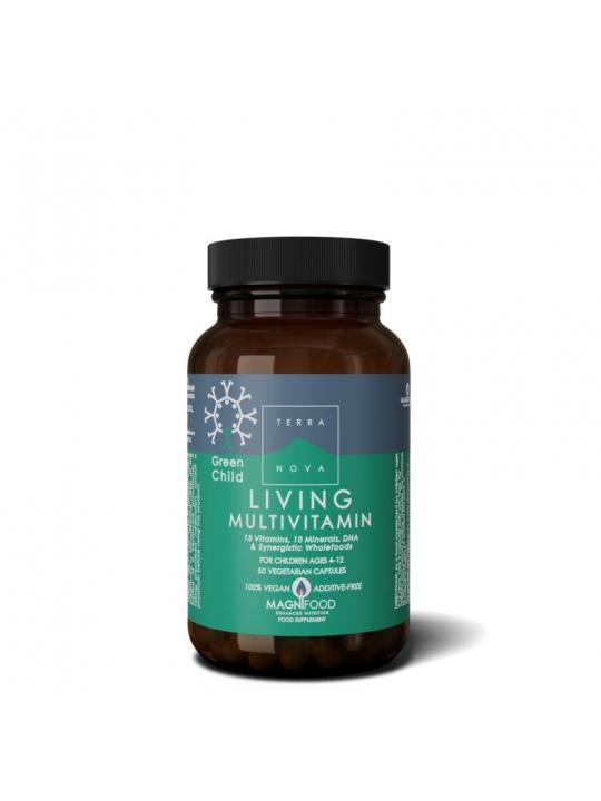 Green child living multivitamins