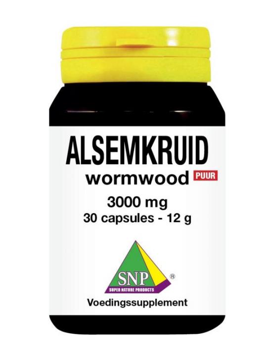 Alsemkruid wormwood 3000 mg puur