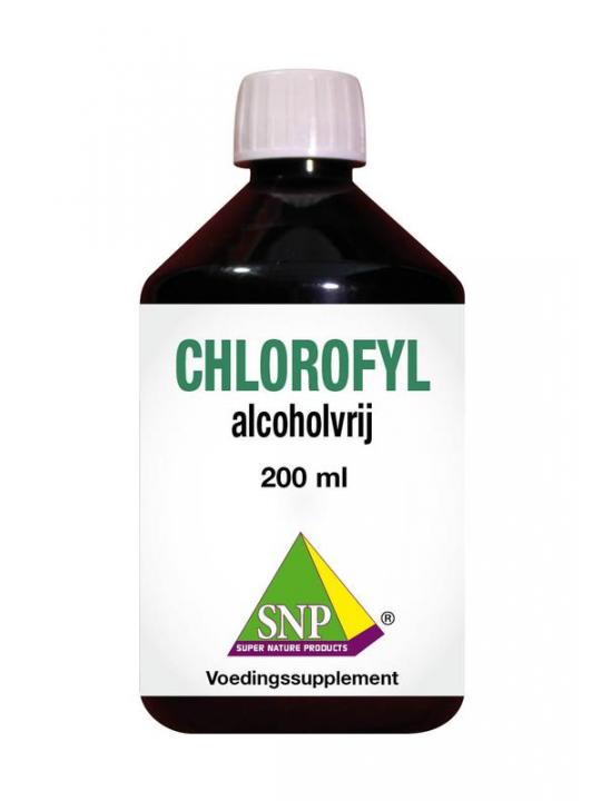 Chlorofyl alcoholvrij