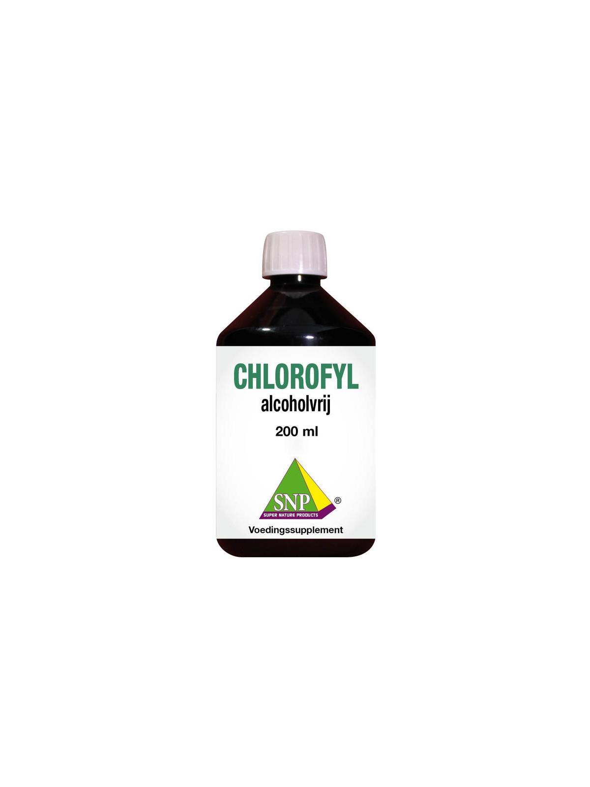 Chlorofyl alcoholvrij