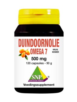 Duindoorn olie omega 7 halal kosher 500 mg
