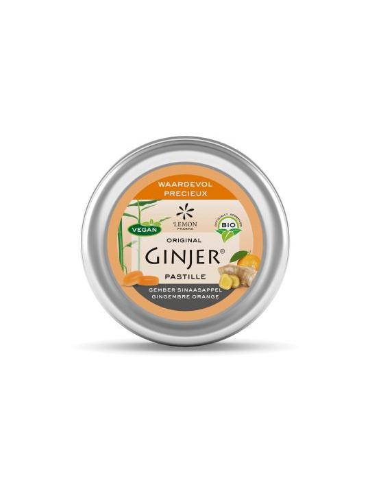 Ginjer original gember pastilles sinaasappel bio