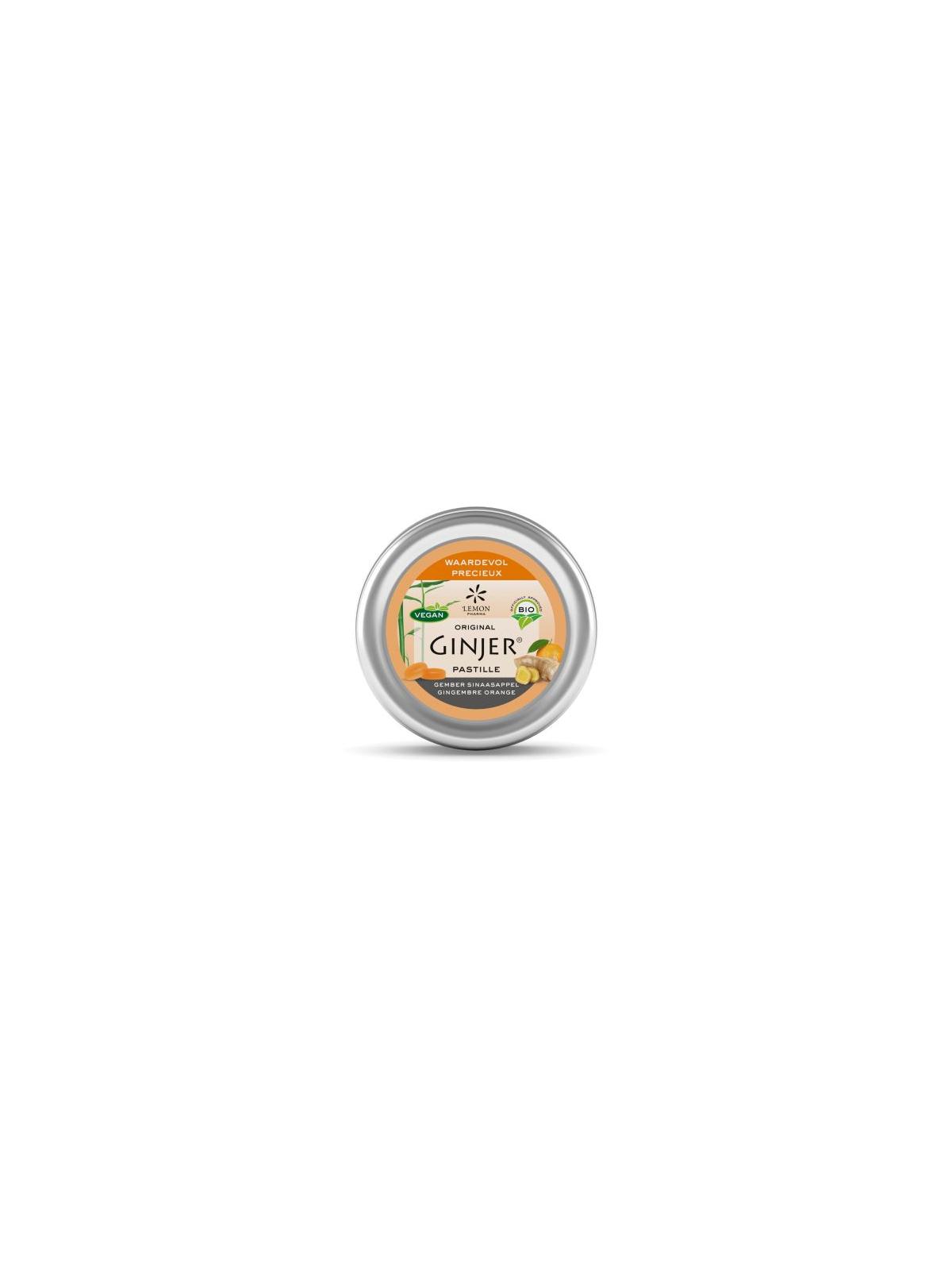 Ginjer original gember pastilles sinaasappel bio