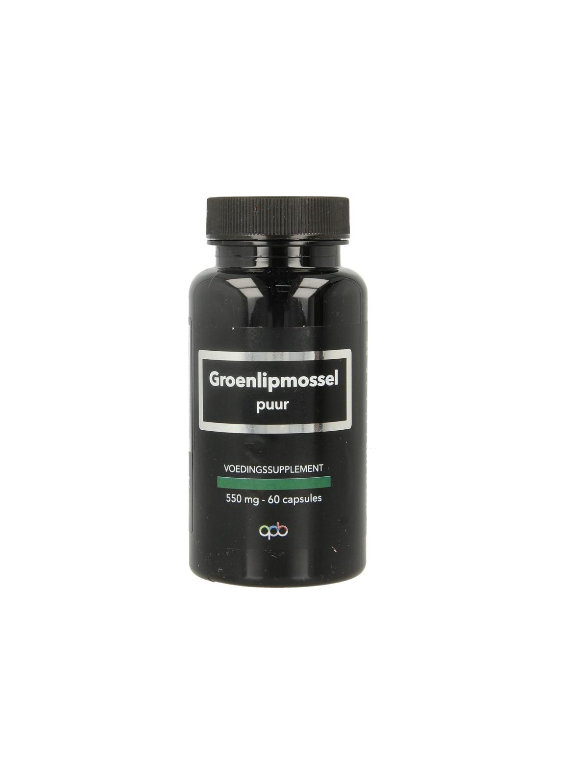 Groenlipmossel 550mg puur