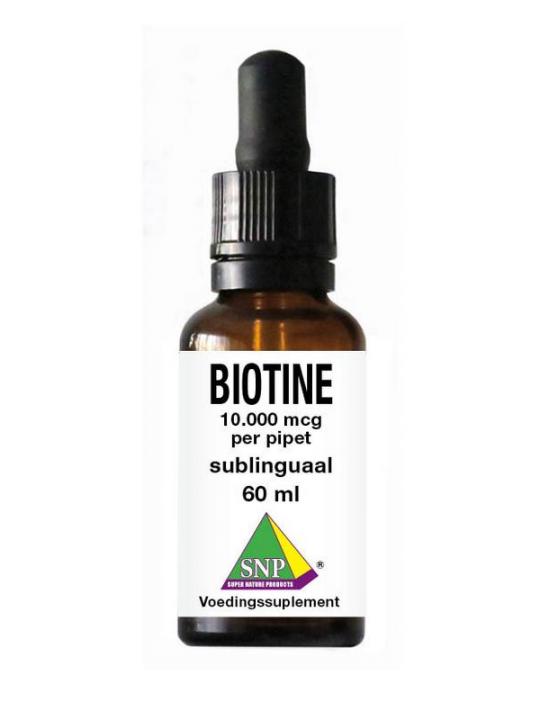 Biotine sublinguaal