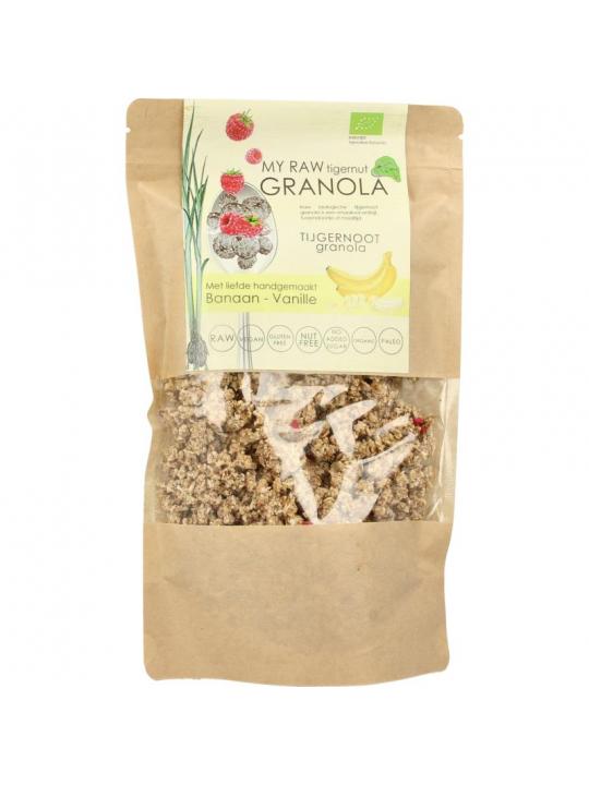 Tijgernoot granola banaan vanille bio