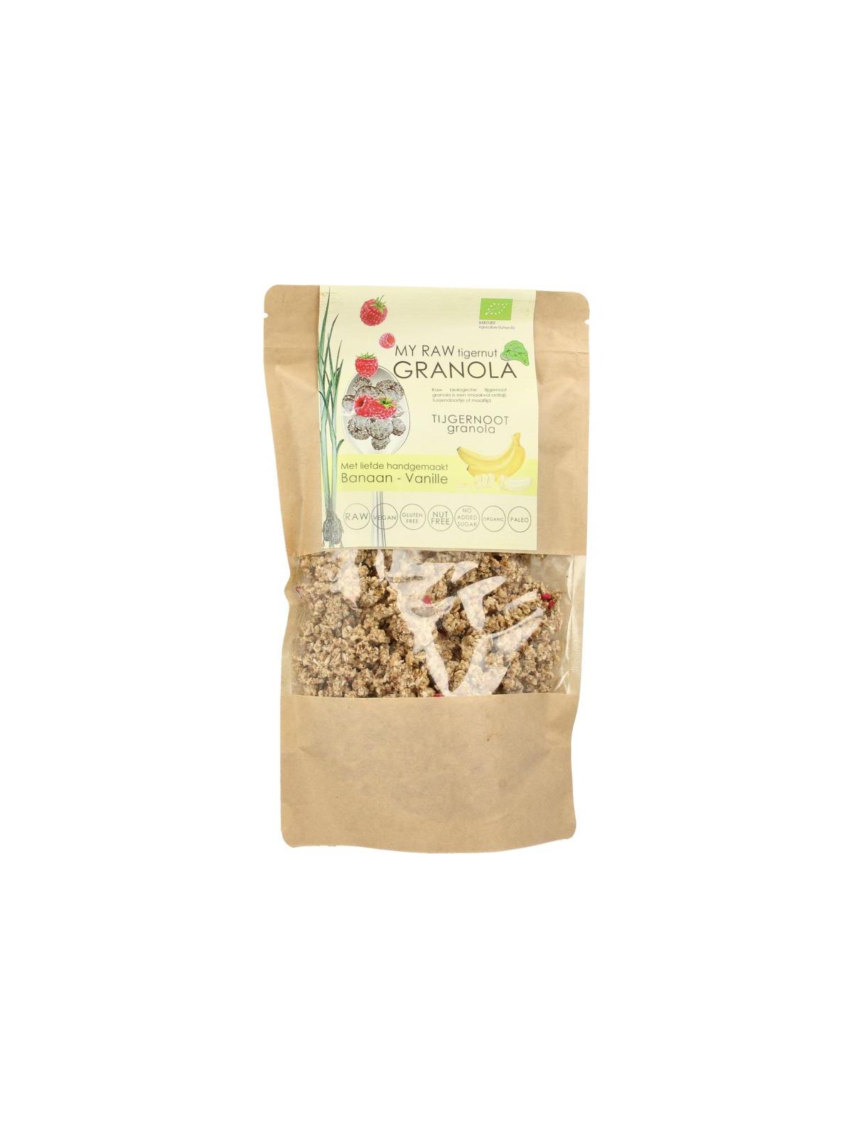 Tijgernoot granola banaan vanille bio