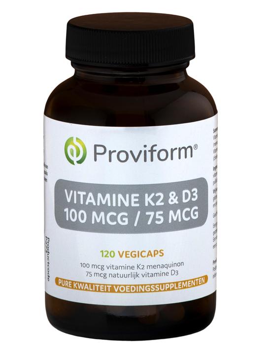 Vitamine K2 100mcg & D3 75mcg