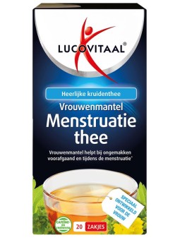 Menstruatie vrouwenmantel thee
