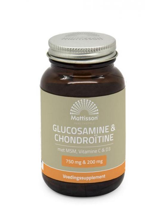 Glucosamine chondroitine met MSM, vitamine C & D3