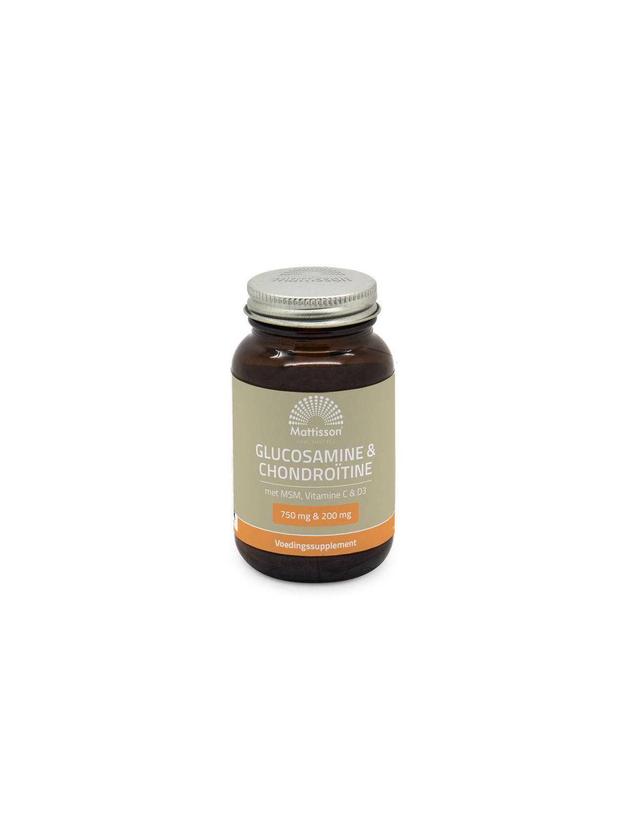 Glucosamine chondroitine met MSM, vitamine C & D3