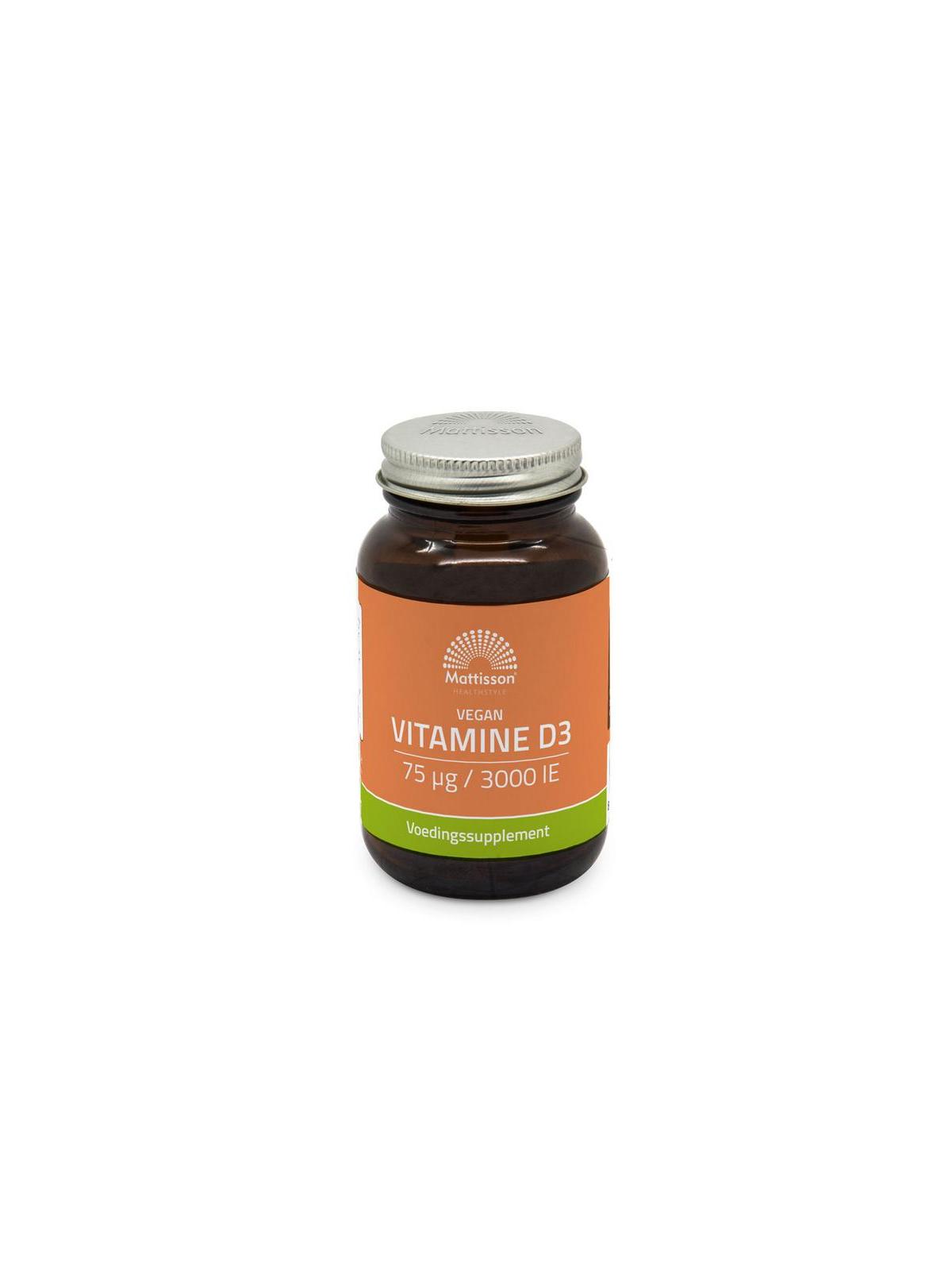 Vegan vitamine D3 75mcg