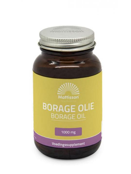 Borage olie met vitamine E & GLA 1000mg