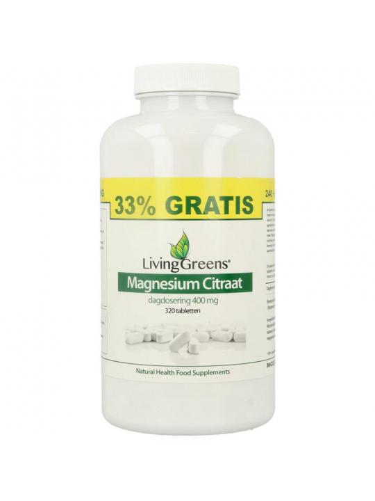 Magnesium citraat 400mg voordeelverpakking