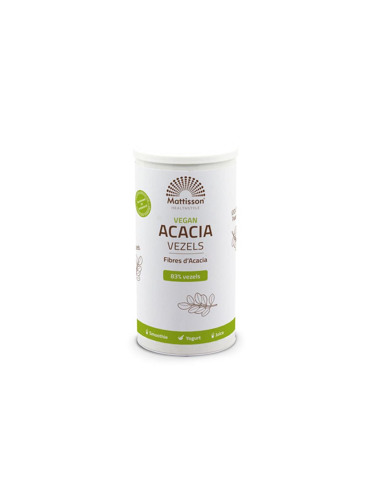 Vegan acacia vezels 83% vezels