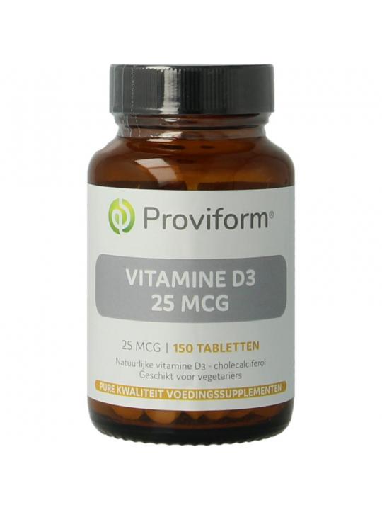 Vitamine D3 25mcg (1000IE)