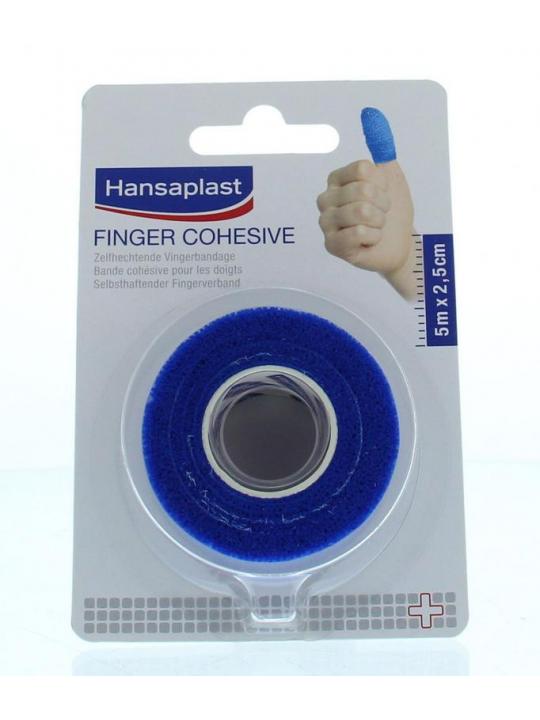 Cohesive finger tape blauw