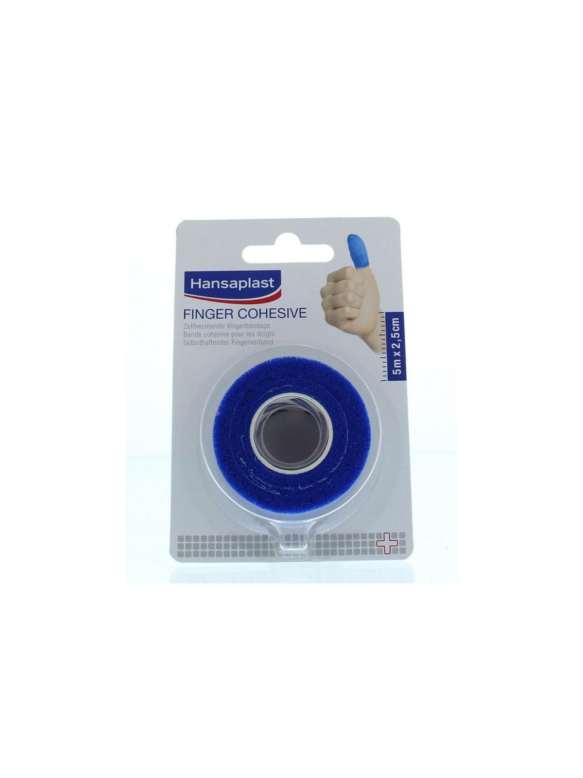 Cohesive finger tape blauw