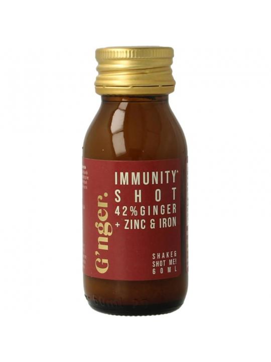 Shot gember vruchtensap immunity