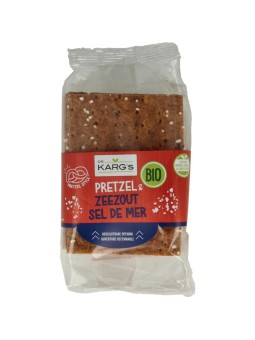 Crackers pretzel zeezout bio