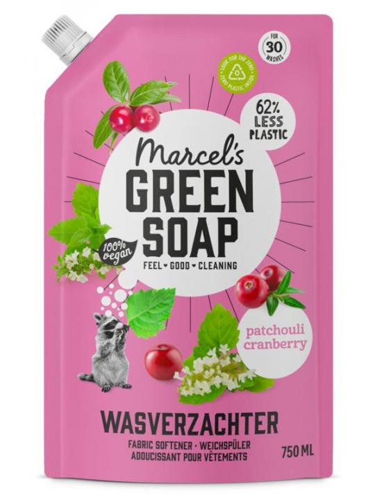 Wasverzachter patchouli & cranberry navulling