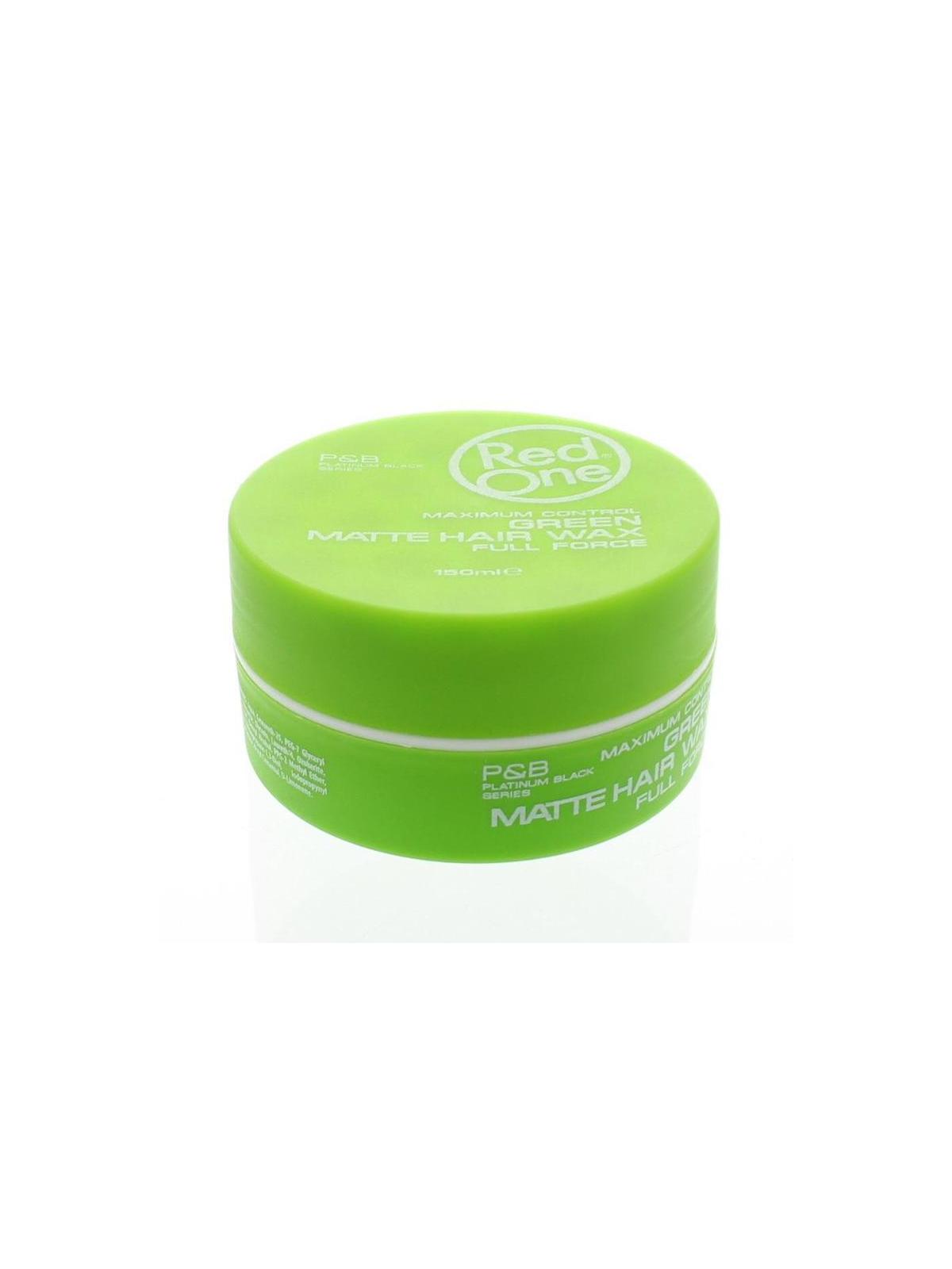 Haarwax green matte wax