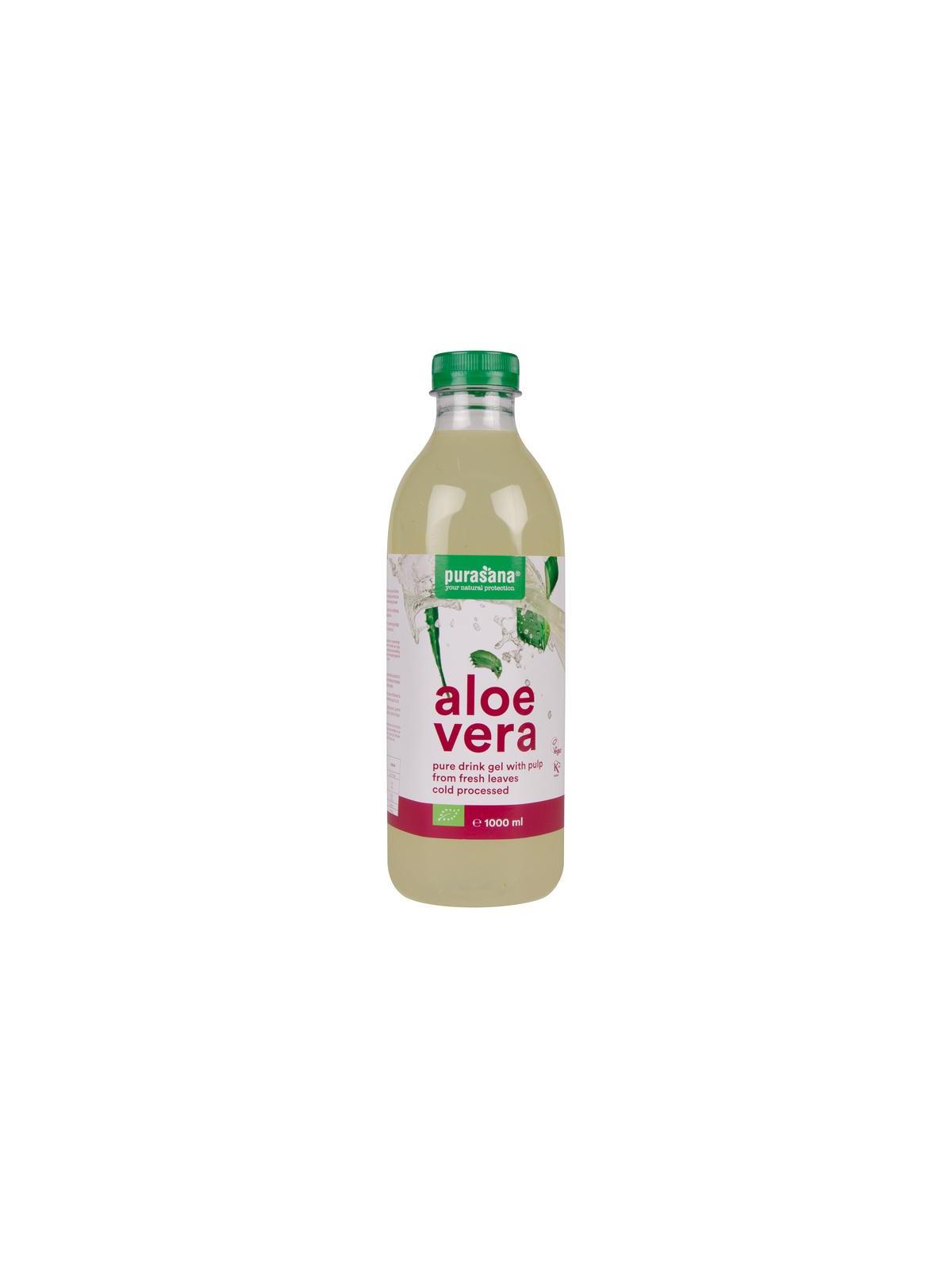 Aloe vera drink gel vegan bio