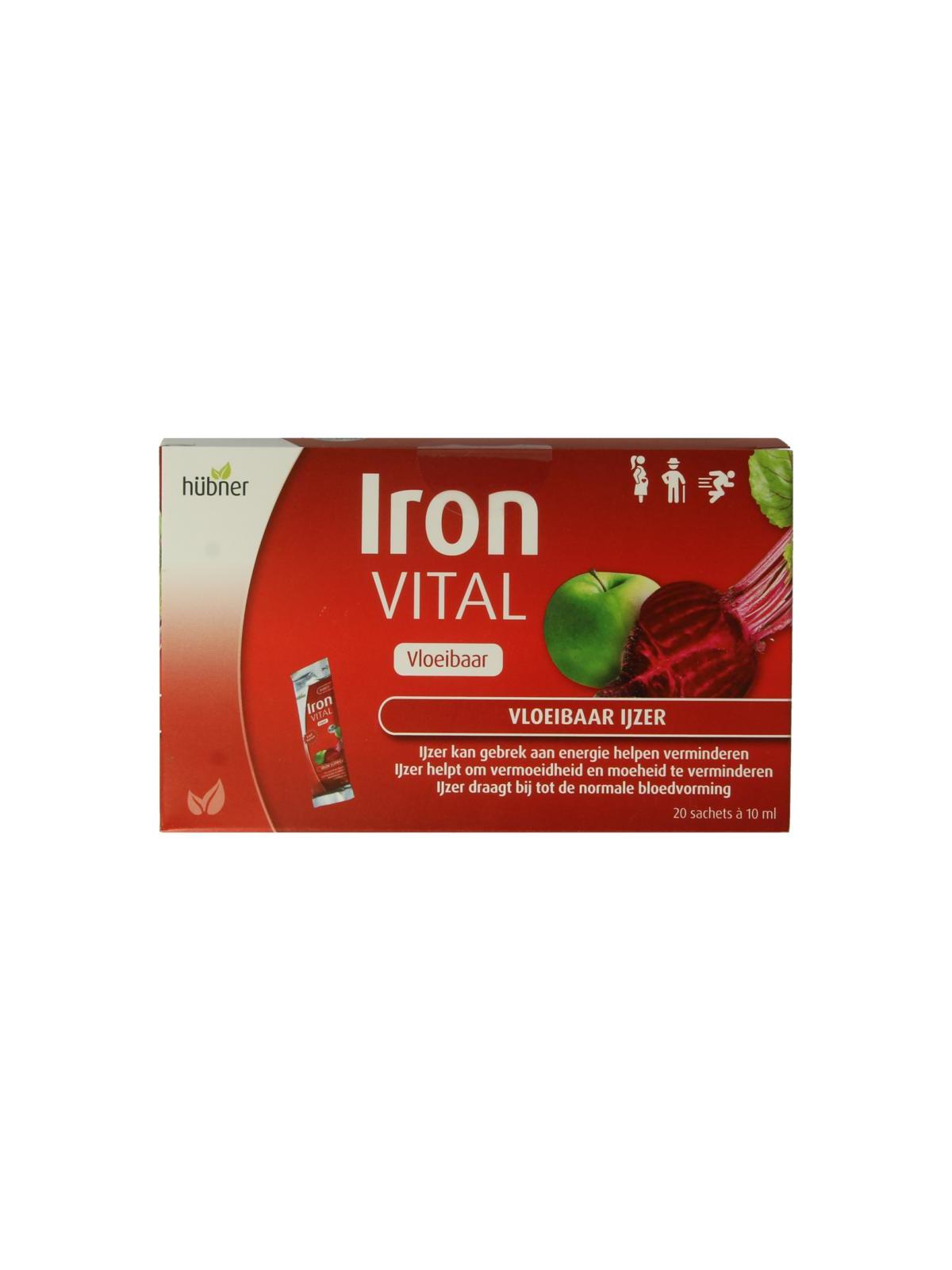 Iron vital vloeibaar ijzer 20x10ml