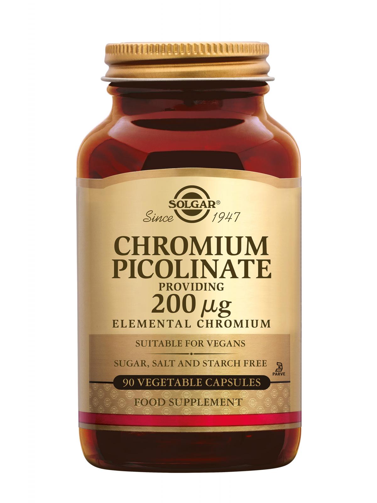 Chromium (Chroom) Picolinate 200 mcg