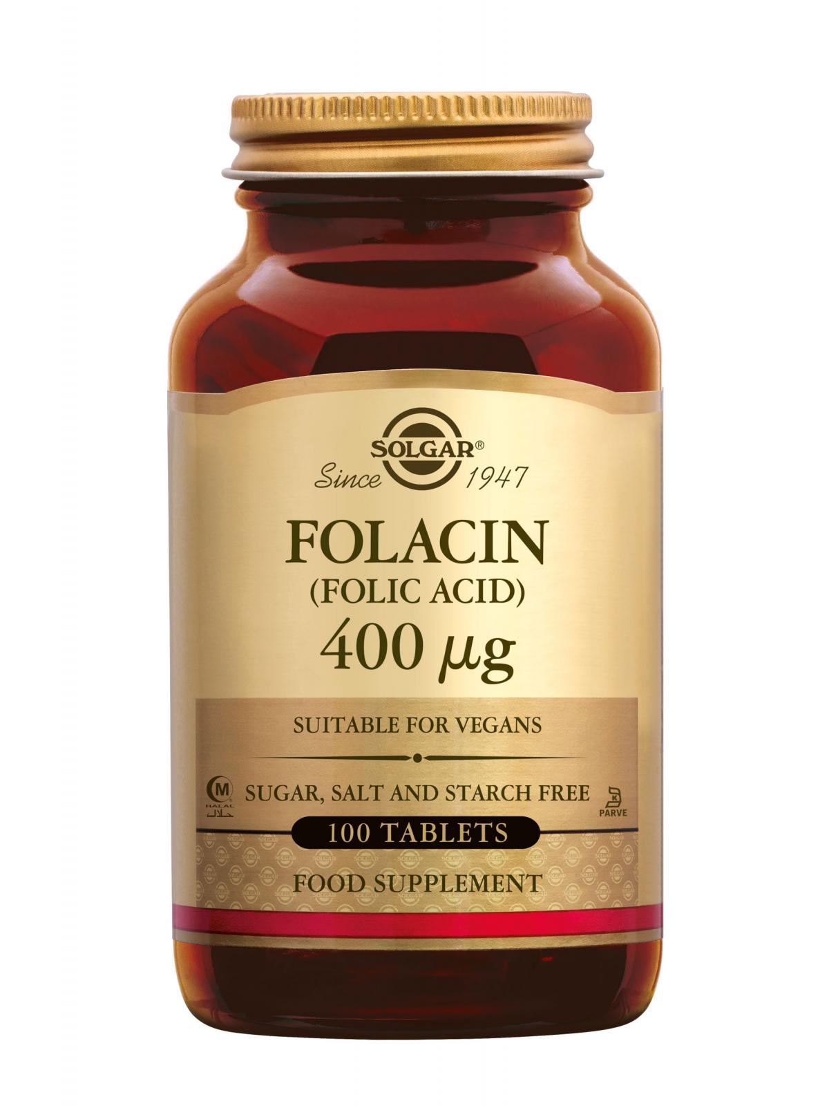 Folacin (Foliumzuur) 400 mcg