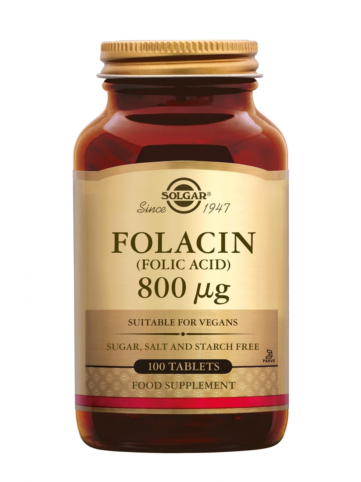 Folacin (Foliumzuur) 800 mcg