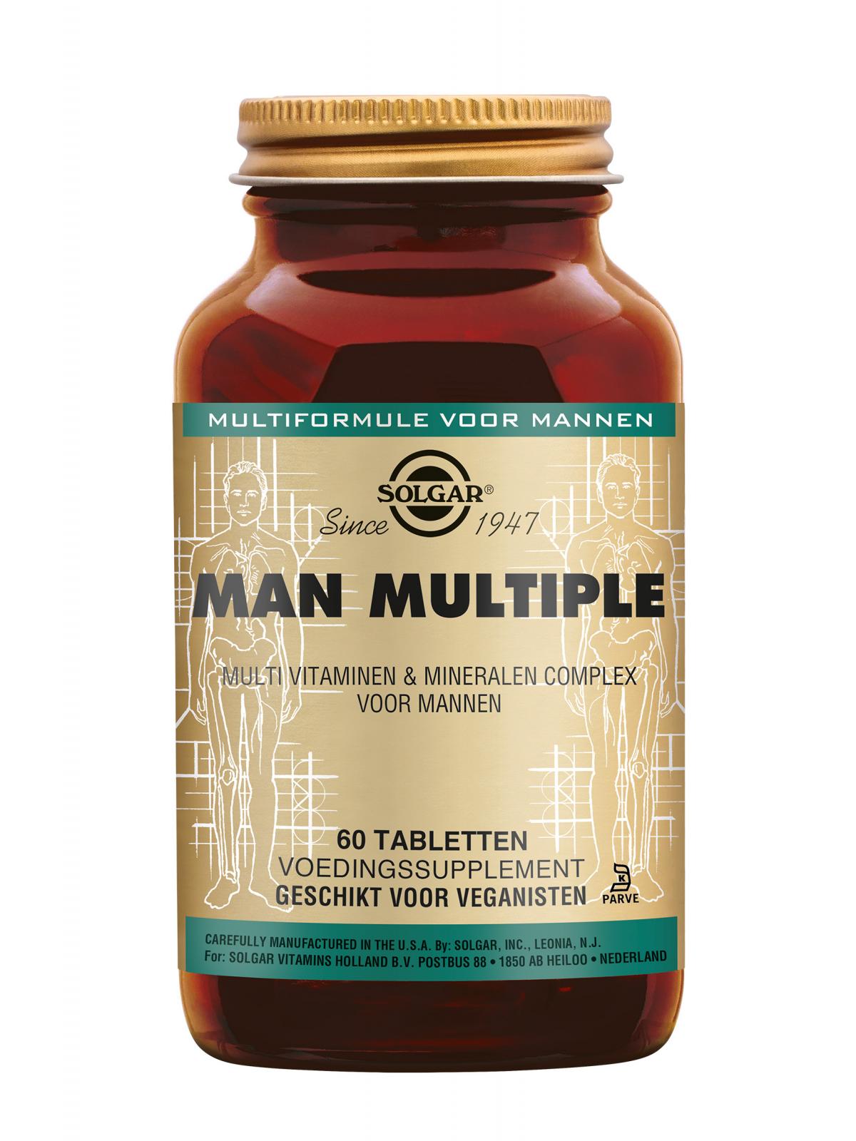 Man Multiple Multivitamine voor Mannen