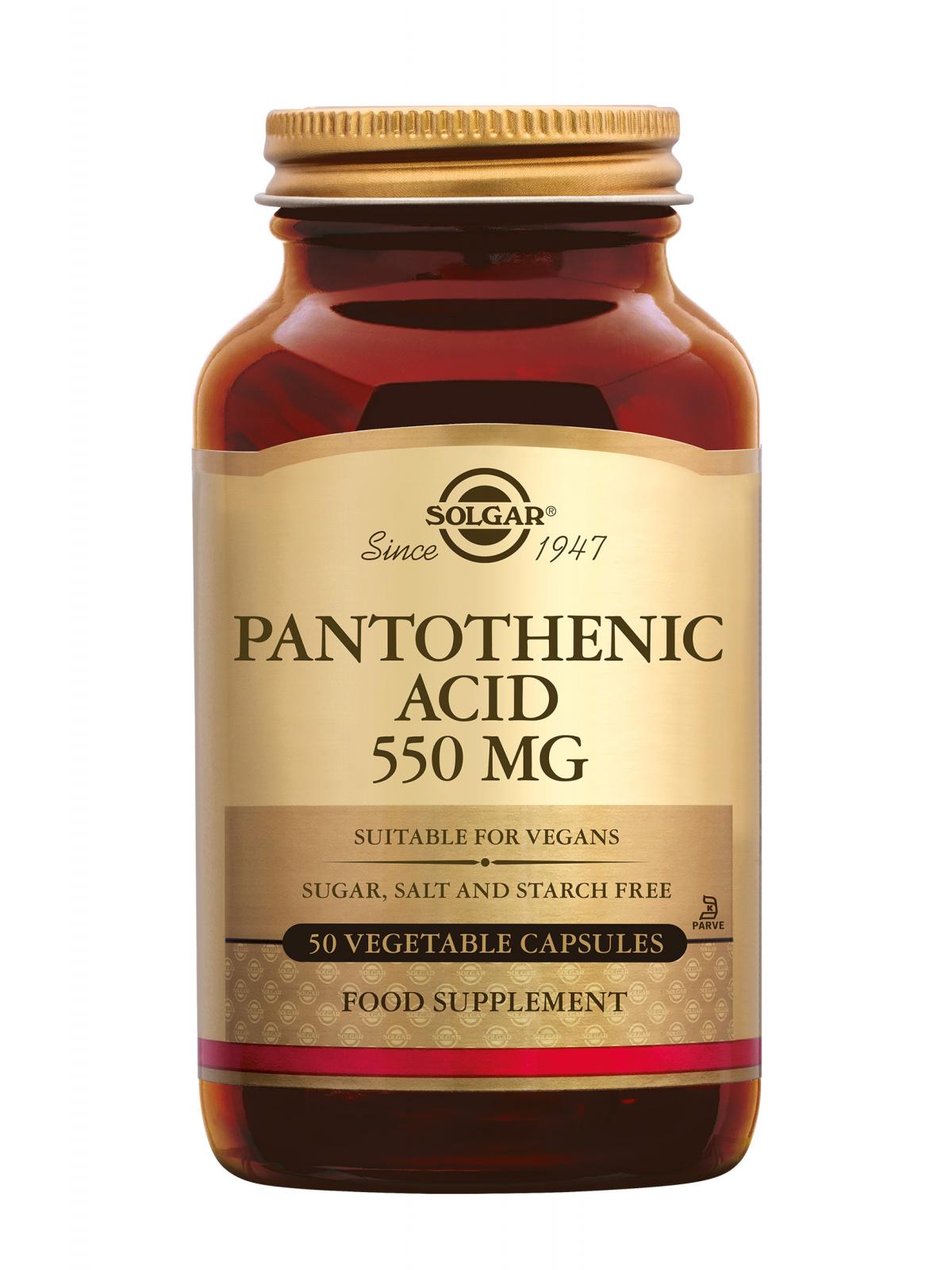 Pantothenic Acid (Pantotheenzuur) 550 mg