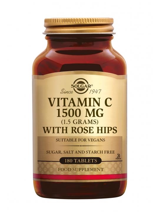 Vitamine C with Rose Hips (Rozenbottel) 1500 mg