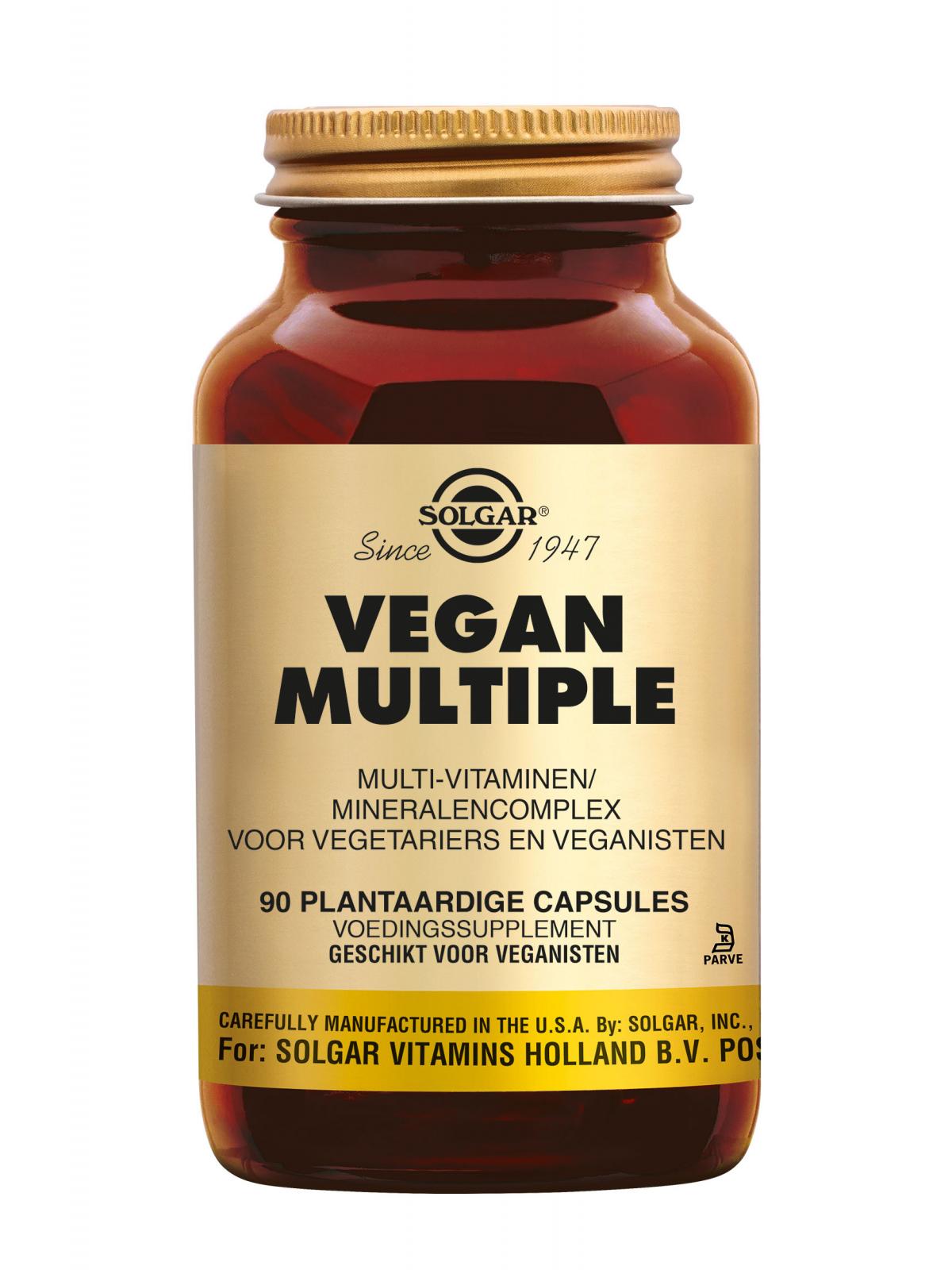 Vegan Multiple Multivitamine voor Veganisten