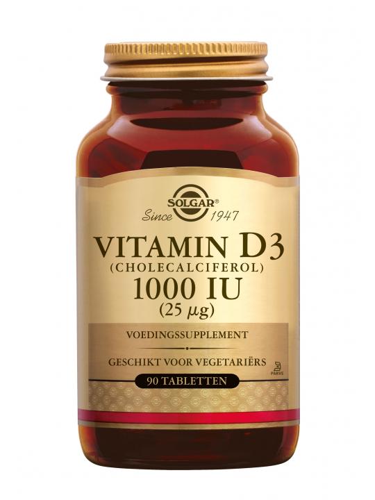 Vitamine D-3 1000 IU tabletten