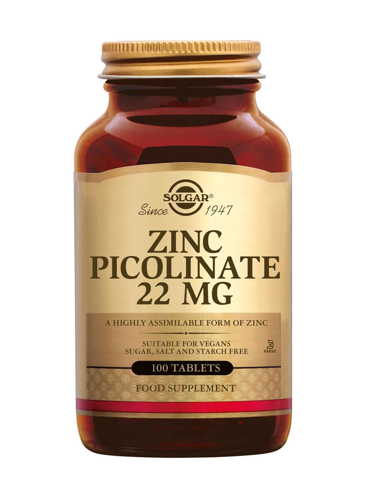 Zink Picolinaat 22 mg