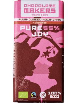 Pure joy 55% puur met kaneel bio