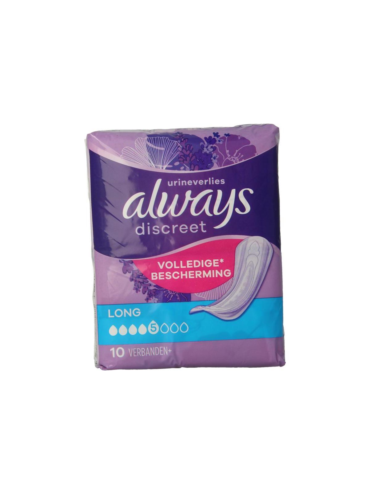 Discreet verband long