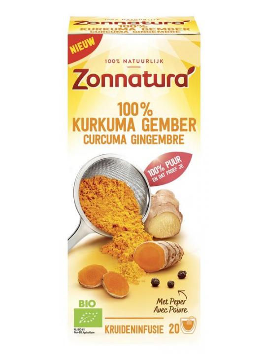 Kurkuma gember 100% thee bio