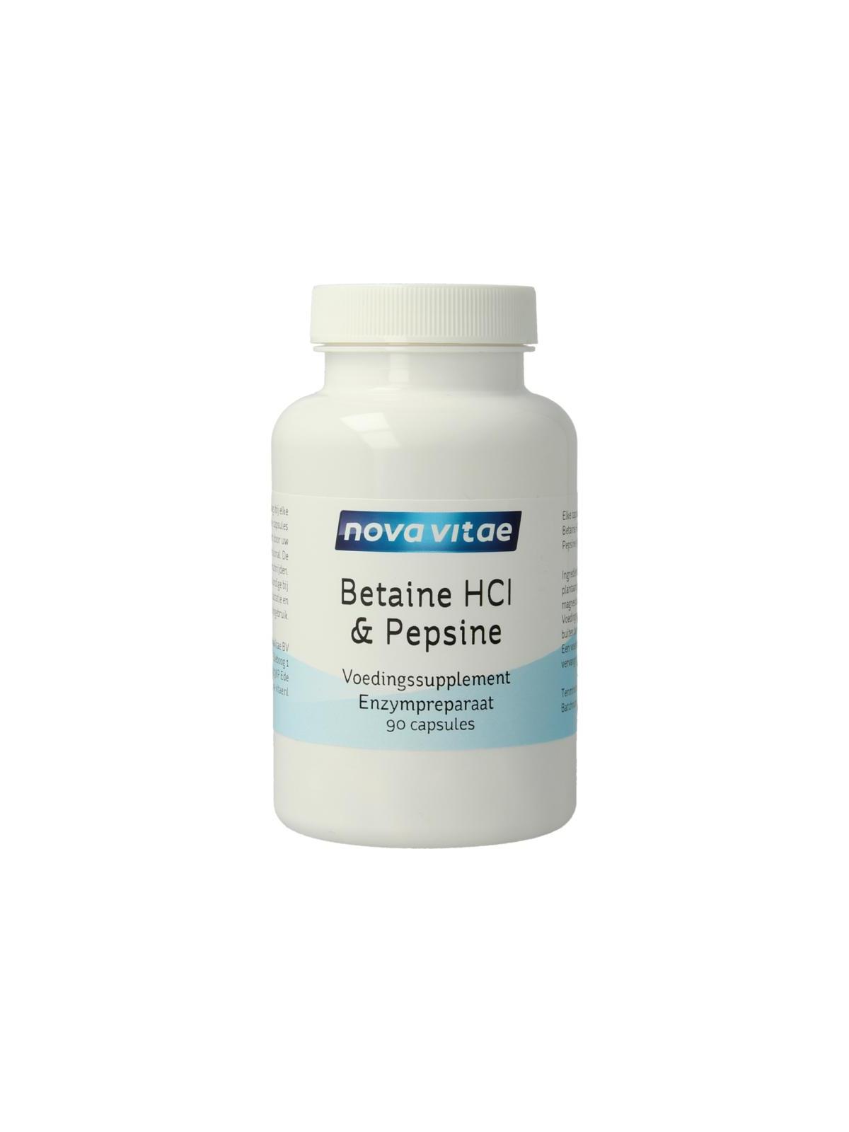 Betaine HCI met pepsine