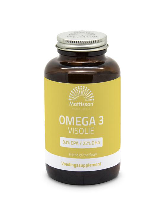 FOS omega 3 visolie EPA 33% / DHA 22%