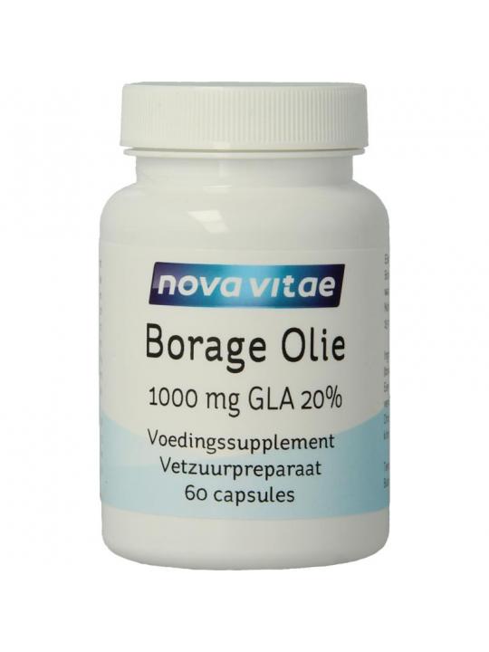 Borage olie 1000mg GLA 20%