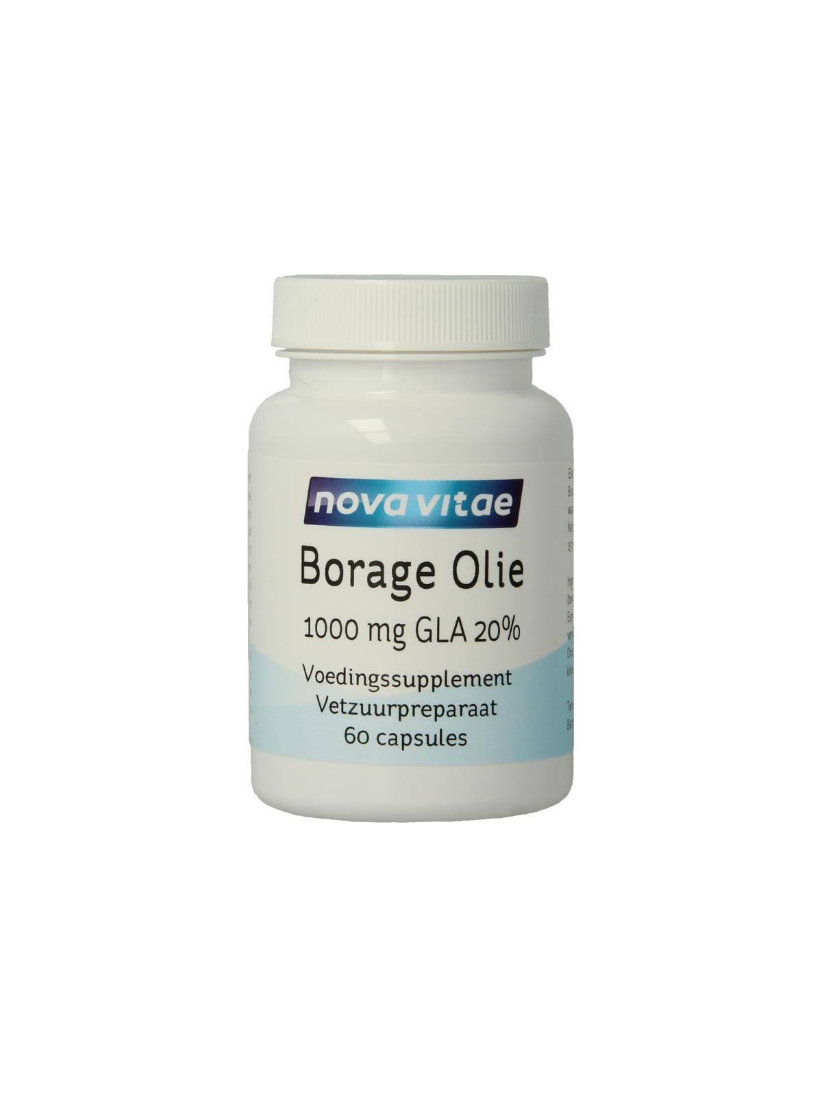 Borage olie 1000mg GLA 20%